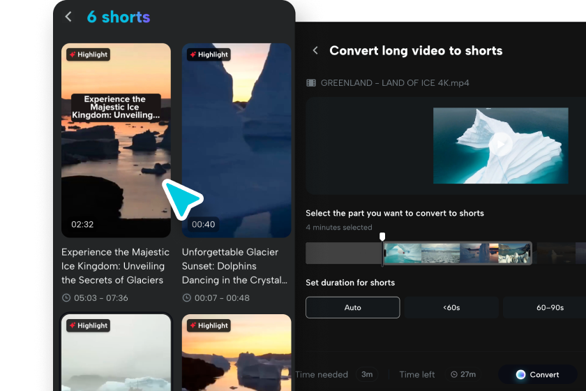 Videolarınızı oluşturun